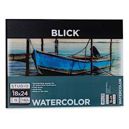 Blick Studio Watercolor Pad - 18" x 24", 140 lb, Tapebound, 15 Sheets