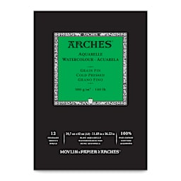 Arches Watercolor Pad - 11.7" x 16.5", 140 lb, Cold Press, 12 Sheets