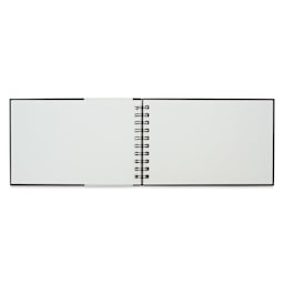 Strathmore 400 Series Watercolor Hardcover Wirebound Art Book - 5-1/2" x 8-1/2", Landscape, open