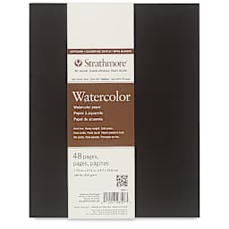Strathmore Softcover 400 Series Watercolor Art Journal - 9-3/4" x 7-3/4", 140 lb, 24 Sheets