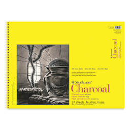 Strathmore 300 Series Charcoal Pad - 18" x 24", 24 Sheets