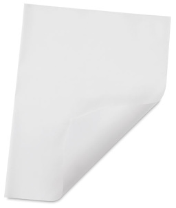 Canson Opalux Translucent Paper - Single sheet with corner folded