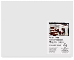 Bee Paper Heavyweight Marker Paper - Front view of package of 8 1/2" x 11" paper with label