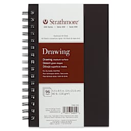 Strathmore 400 Series Drawing Hardcover Wirebound Art Book - 5-1/2" x 8-1/2"