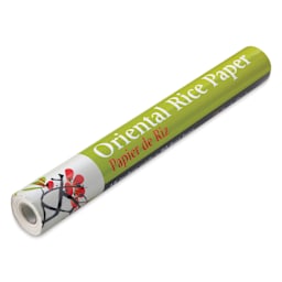 Richeson Rice Paper Roll - 15" x 50 ft, 30 gsm, roll in packaging