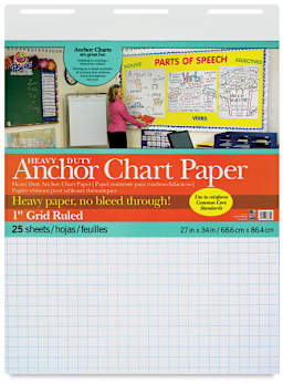Pacon Heavy Duty Anchor Chart Paper - Front cover of pad