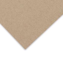 Strathmore 400 Series Toned Sheets - Closeup of corner of Toned Tan sheet showing color and texture