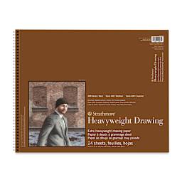 Strathmore Heavyweight Drawing Pad - 14" x 17", 24 Sheets, 100 lb (163 gsm).