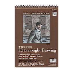 Strathmore Heavyweight Drawing Pad - 9" x 12", 24 Sheets, 100 lb (163 gsm)