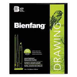 Bienfang Drawing Paper Pad - 14" x 17", front of the cover