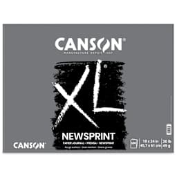 Canson XL Newsprint Pad - 18" x 24", 100 Sheets