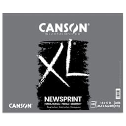 Canson XL Newsprint Pad - 14" x 17", 100 Sheets