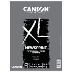 Canson XL Newsprint Pad - 9" x 12", 100 Sheets
