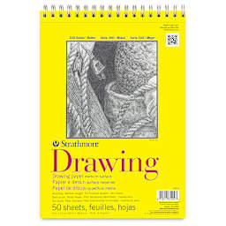 Strathmore 300 Series Drawing Pad - 9" x 12", Wire Bound, front cover