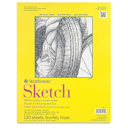 Strathmore 300 Series Gluebound Sketch Pad - 11" x 14", 50 lb, 100 Sheets