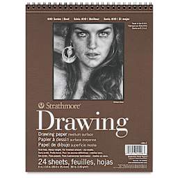 Strathmore 400 Series Drawing Paper Pad - 8" x 10", 24 Sheets