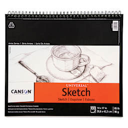 Canson Universal Sketch Pad - 14" x 17", front cover