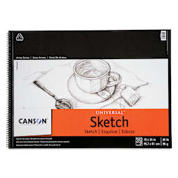 Canson Universal Sketch Pad - 18" x 24", front cover