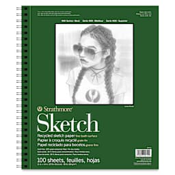 Strathmore 400 Series Recycled Sketch Pad - 11" x 14", front cover