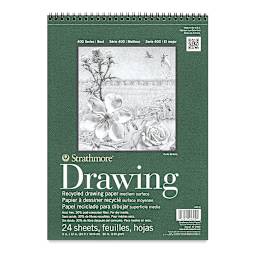 Strathmore 400 Series Recycled Drawing Pad - 12" x 9", Front Cover