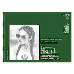 Strathmore 400 Series Recycled Sketch Pad - 18"x 24", Landscape, 30 Sheets