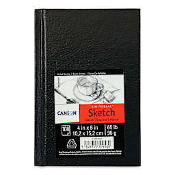 Canson Universal Hardbound Sketchbook - 4" x 6", front cover