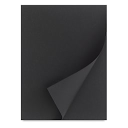 Canson Mi Teintes Drawing Papers - 9'' x 12'', Black Paper, 24 Sheets
