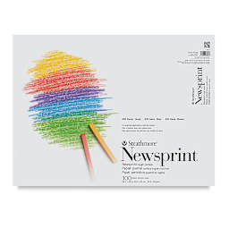 Strathmore Newsprint Pad - 18" x 24", 100 Sheets