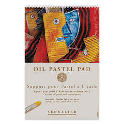 Sennelier Oil Pastel Card Pad - 16-3/4" x 23", 12 Sheets