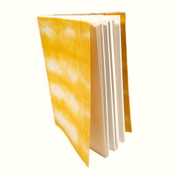 LAMALI Shibori Soft-Cover Handmade Journal, 3.9 in x 5.9 in, 200 Pgs./Bk., Yellow