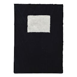 Lamali Codex Soft Cover Handmade Journal - 5-9/10" x 8-3/10", Indigo, front cover