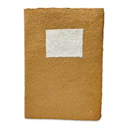 Lamali Codex Soft Cover Handmade Journal - 5-9/10" x 8-3/10", Tea, front cover