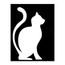 Hygloss Silhouette Paper Pack - 20" x 30", Black, Pkg of 12