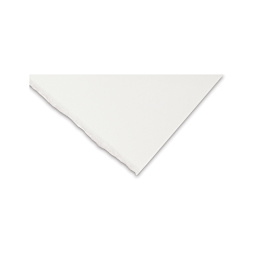 Arches Platine Paper - Closeup of Deckle edge, showing texture and color