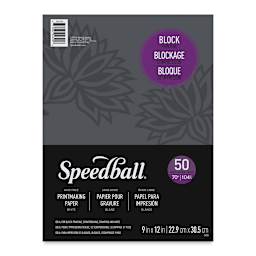 Speedball Printmaster Paper Pads - 9" x 12", 100 Sheets
