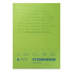 Legion Stonehenge Drawing Paper Pad - 5" x 7", White, 15 Sheets