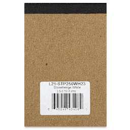 Legion Stonehenge Drawing Paper Pad - 2-1/2" x 3-3/4", White, 15 Sheets (back of pad)