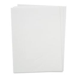 Ink Block Printing Pack - 9" x 12", Bleached Mulberry, 25 Sheets out of packaging