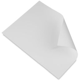 Fabriano Tiepolo Printmaking Paper - Single sheet at left angle with one corner rolled over