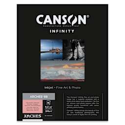 Canson Infinity Arches 88 Inkjet Fine Art and Photo Paper - 8-1/2" x 11", 310 gsm, Package of 25