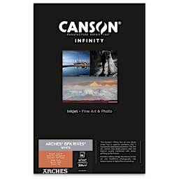Canson Infinity Arches BFK Rives Inkjet Fine Art and Photo Paper - 11" x 17", White, 310 gsm, Package of 25