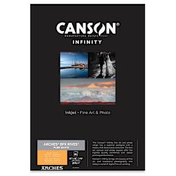 Canson Infinity Arches BFK Rives Inkjet Fine Art and Photo Paper - 13" x 19", A3+, Pure White, 310 gsm, Package of 25