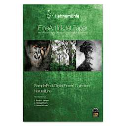 Hahnemühle Natural Line FineArt Inkjet Paper Sample Pack - 13" x 19", Pkg of 6 (Front of packaging)
