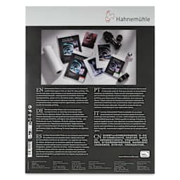 Hahnemühle Inkjet Photo Paper Sample Pack - 8-1/2" x 11", Pkg of 14, back of packaging