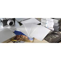 Hahnemühle FineArt Baryta Satin Inkjet Photo Cards (Blank photo cards fanned out)
