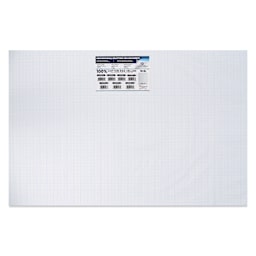 Pacific Arc Gridded Drafting Vellum Pack - 8 x 8 Grid, 24" x 36". Pkg of 10, packaging