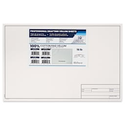 Pacific Arc Drafting Vellum Title Block - White, 11" x 17", 10 Sheets, front of packaging