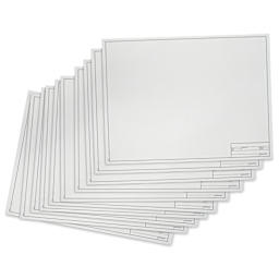 Pacific Arc Drafting Vellum Title Block - White, 18" x 24", 10 Sheets, out of packaging
