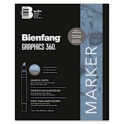 Bienfang Graphics 360 Marker Paper - 11" x 14", 100 Sheets, front cover