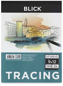 Blick Studio Tracing Paper Pad - 9 x 12, 50 Sheets